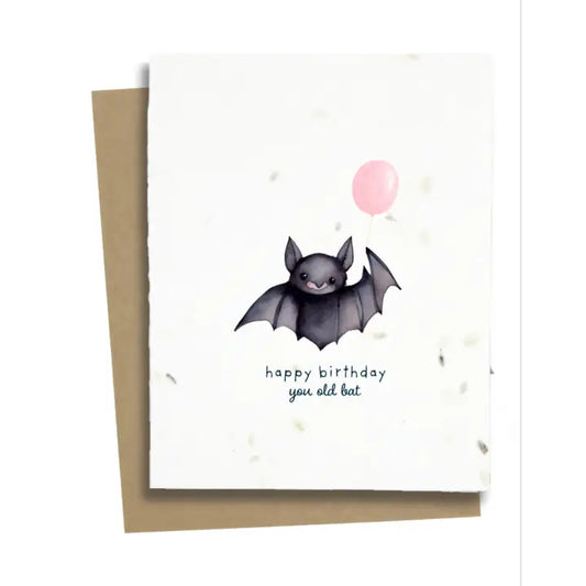 Happy Birthday You Old Bat Card