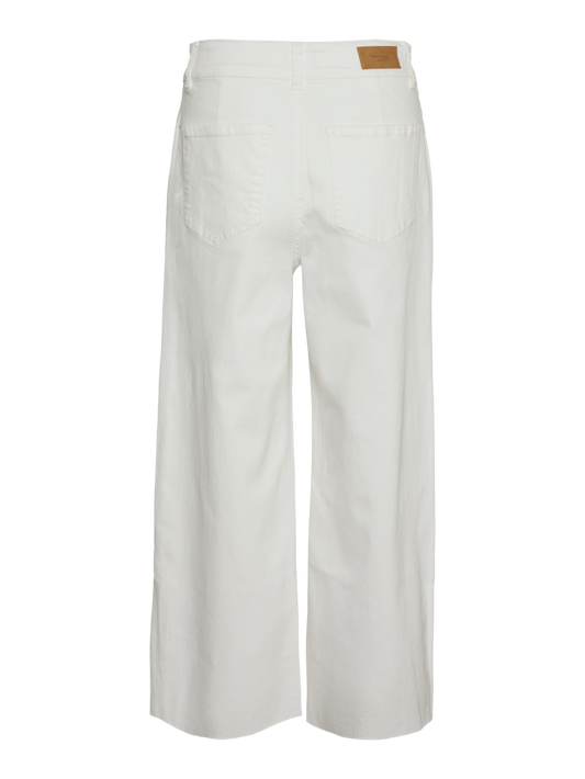 Vero Moda Wild Kayla 7/8 Wide Pant Snow White