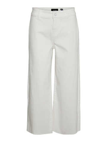 Vero Moda Wild Kayla 7/8 Wide Pant Snow White