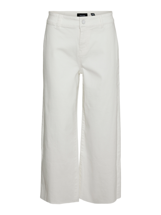 Vero Moda Wild Kayla 7/8 Wide Pant Snow White