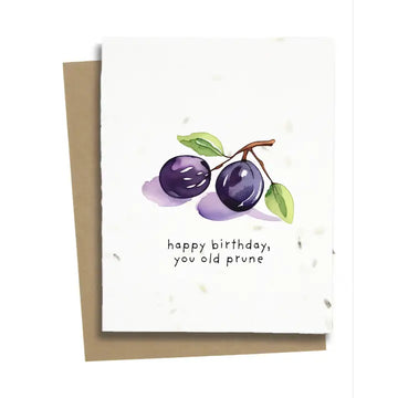 Happy Birthday You Old Prune Card