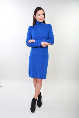 The Amanda Sweater Dress - Royal Blue
