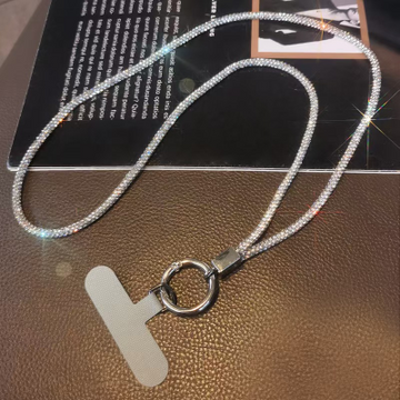 Cellphone Lanyard - Silver