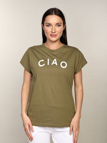 Ciao T-shirt - Olive
