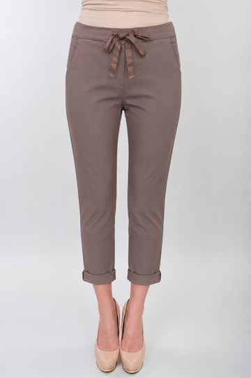 Italian Joggers - Taupe