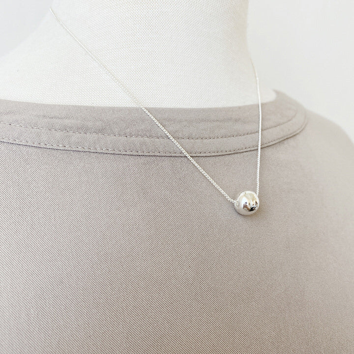 1101 - Sphere Necklace - Silver