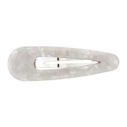 Hair Barette - White