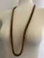 Crystal Rope Style Necklace & Earrings Set - Rose