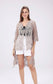 The Crochet Long Kimono - Taupe