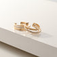 03143901 ￼Merx Cry Hoop Earrings - Gold