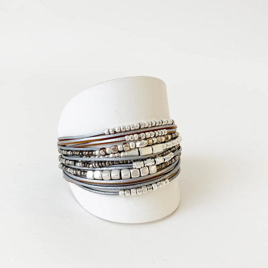 3161 - MAGNETIC BRACELET GREY