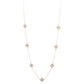 700162 - Merx Long Cleef Necklace (Reversible) Crystals