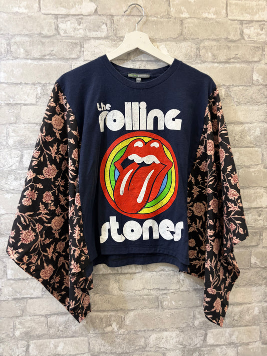 The Banded Pullover Top (Rolling Stones)