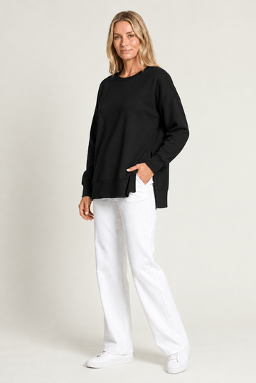 The Girlfriend Sweater - Black
