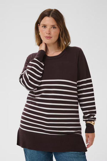 Kaffe Curve - KCliona Sweater - Fudge