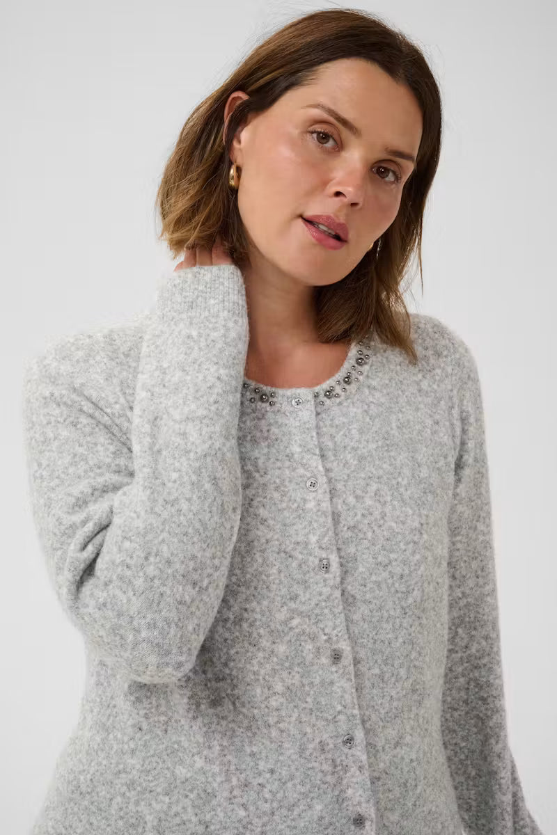 Kaffe Curve - KCselia Cardigan - Grey Melange