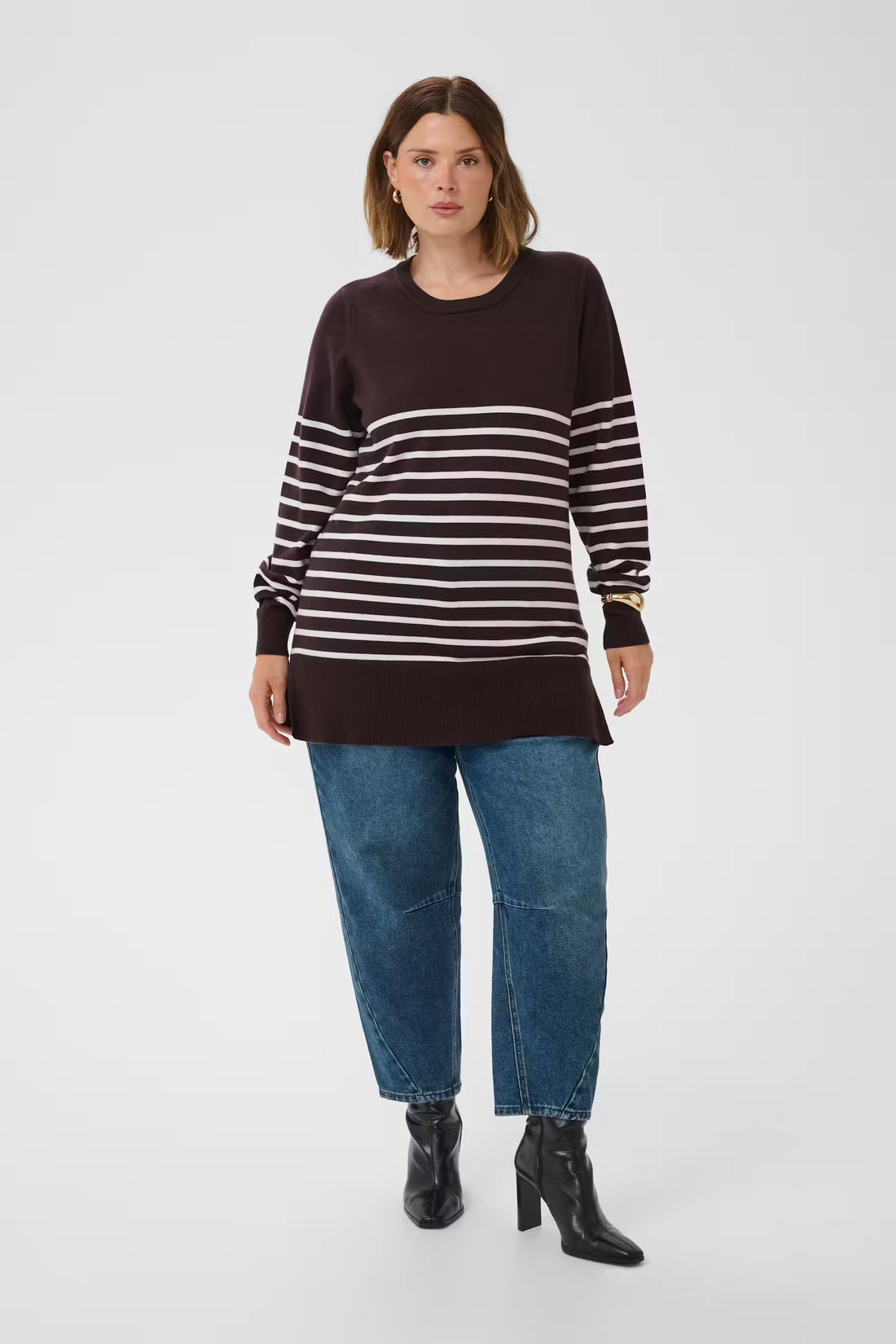 Kaffe Curve - KCliona Sweater - Fudge