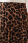 The Leopard Midi Pleated Skirt