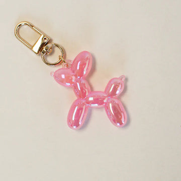 Key/Bag Charm - Balloon Dog Pink