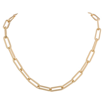14246 - Merx Paper Clip Necklace (Gold)
