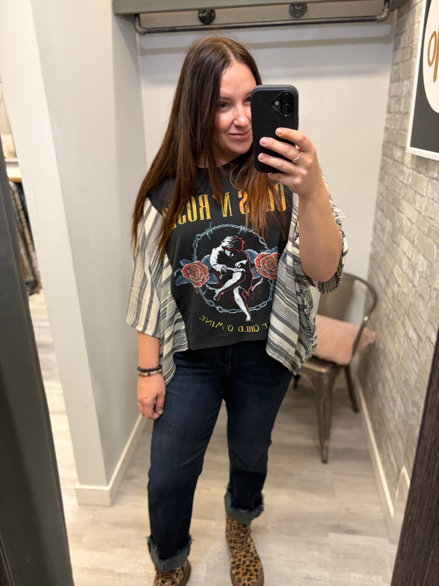 The Banded Pullover Top (Guns N' Roses)
