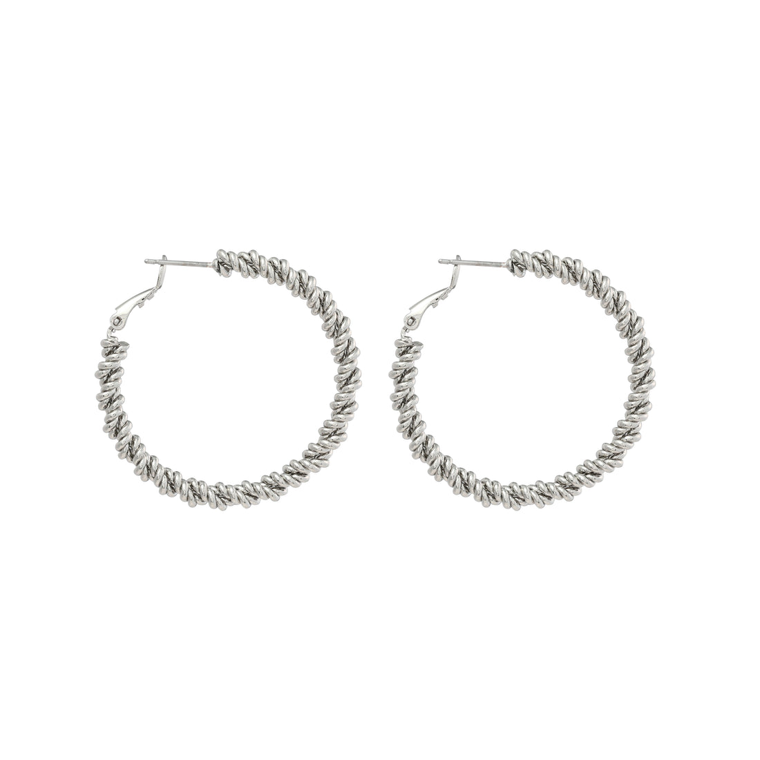 0314389 Merx Hoop Earrings - Silver