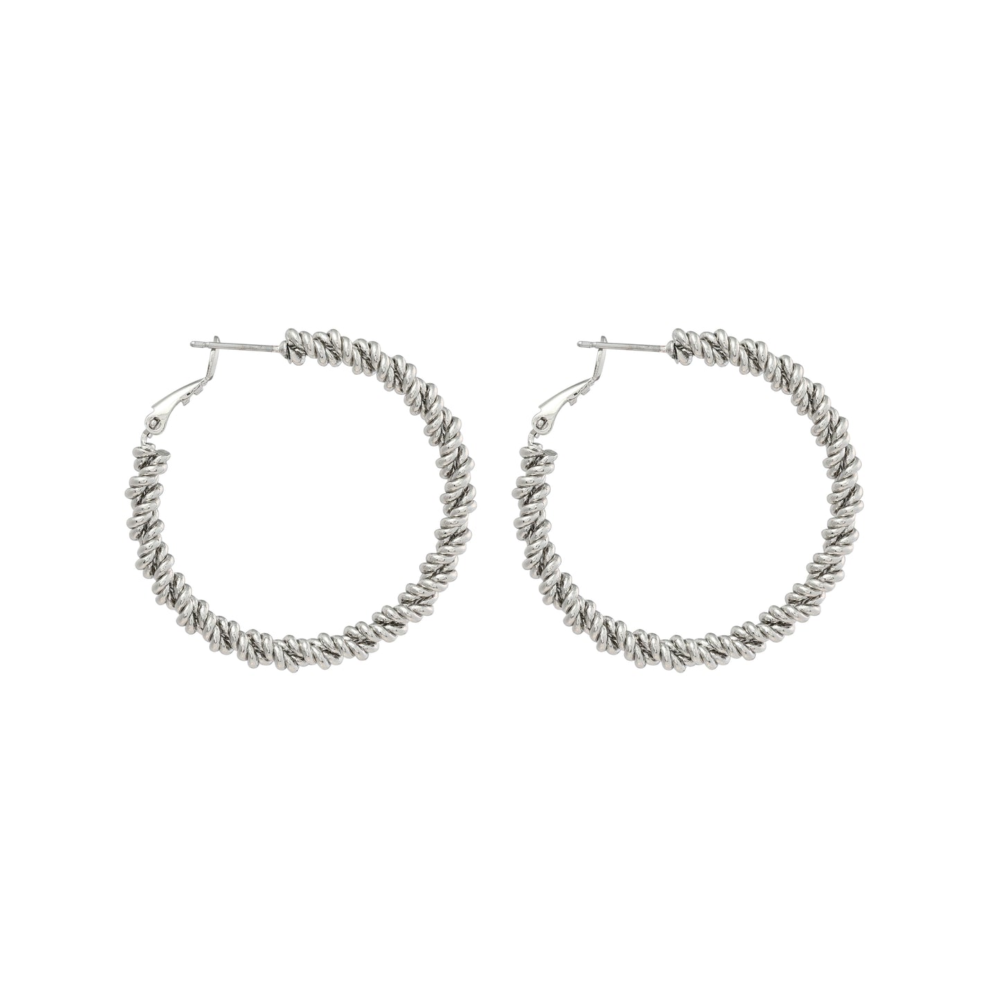 0314389 Merx Hoop Earrings - Silver