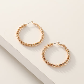 03143891 Merx Hoop Earrings - Gold