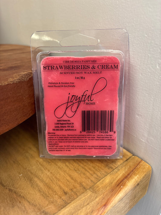 Strawberry & Cream Soy Wax Melt