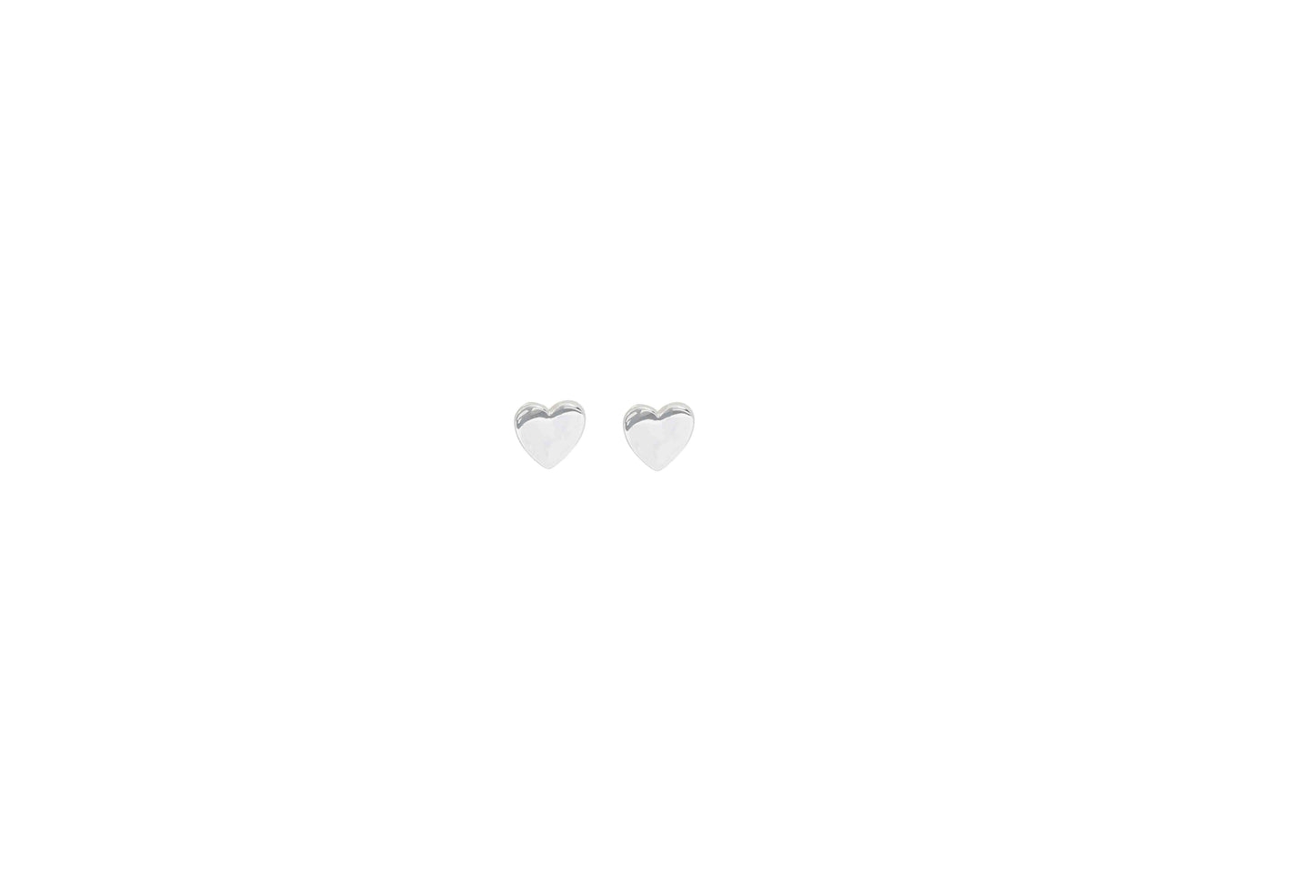 034964 Merx Heart Earrings - Silver