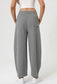 The Cori Barrel Joggers - Dark Charcoal