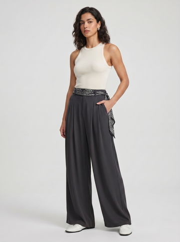 The Carissa Pant - Charcoal