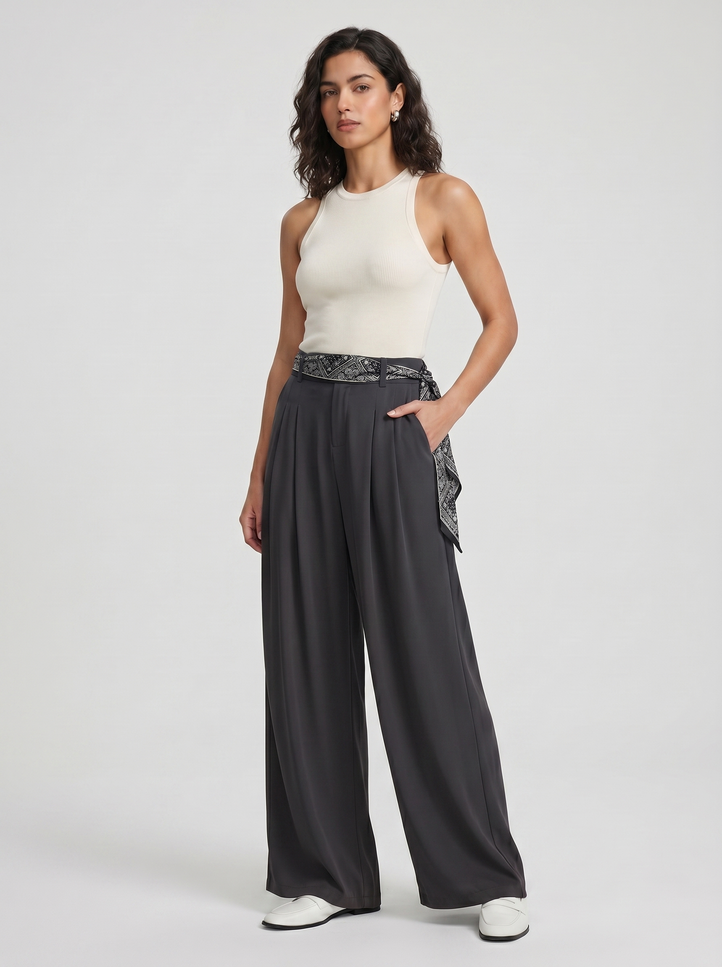 The Carissa Pant - Charcoal