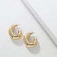 84260241 Merx Big Huggie Earrings - Gold
