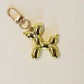 Key/Bag Charm - Balloon Dog Gold