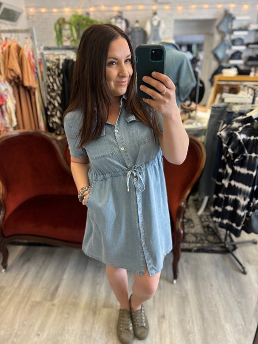 The Anna Denim Dress