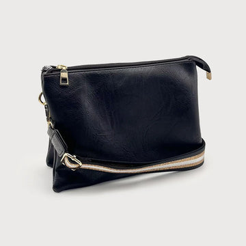7032 Large Crossbody Bag - Black