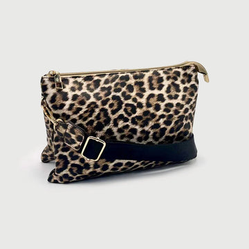 7032 Large Crossbody Bag - Leopard