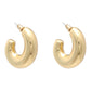 84260241 Merx Big Huggie Earrings - Gold