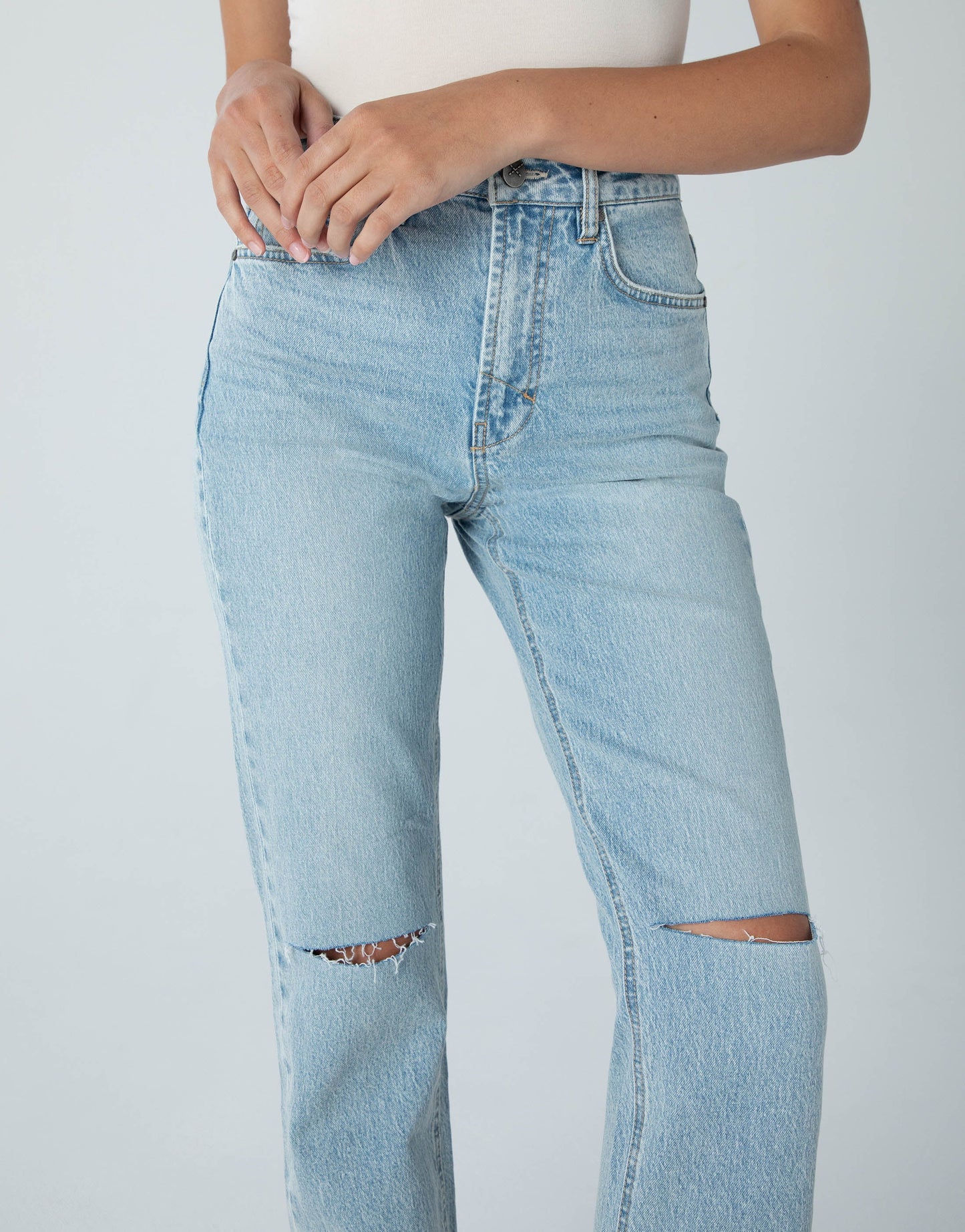 Unpublished - WILLA Super High Rise Mom Fit Straight Leg Jeans