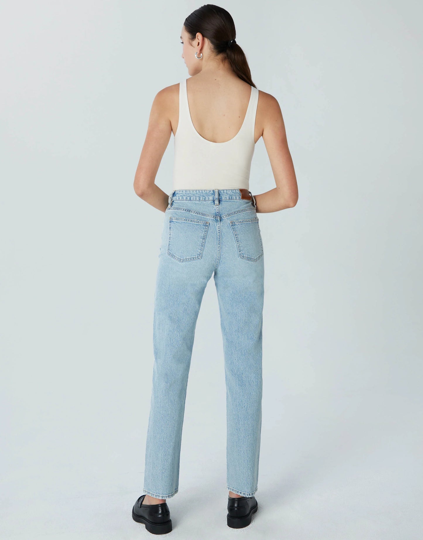 Unpublished - WILLA Super High Rise Mom Fit Straight Leg Jeans