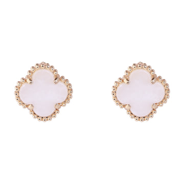 710109 - Merx Cleef Earrings (White/Gold)