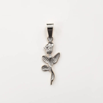Charm - Rose Charm Silver