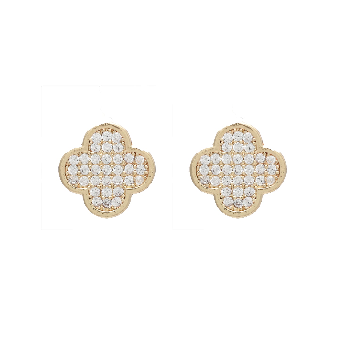 710160 - Merx Cleef Stud Earrings (Crystal)
