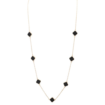 700162 - Merx Long Cleef Necklace (Reversible) Crystals