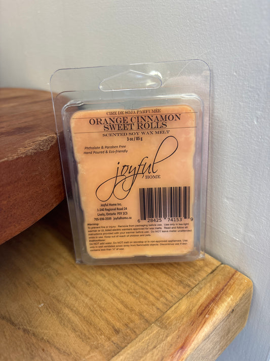 Orange Cinnamon Sweet Rolls Soy Wax Melt