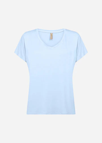 Soya Concept Marica V Neck T-shirt - Blue