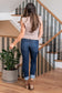 NWT - Kancan Cane Mid Rise Slim Straight Leg