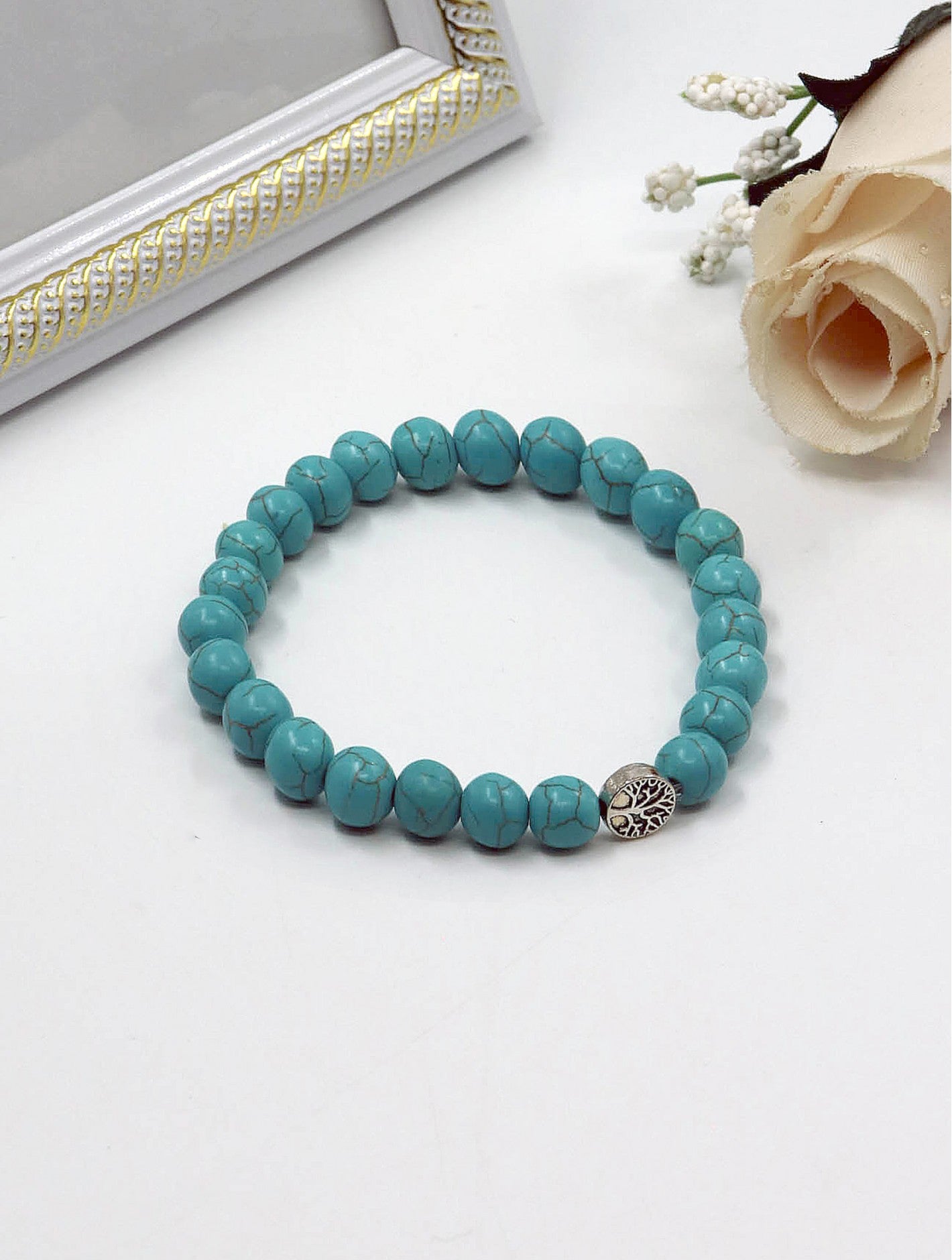 Turquoise Blessing Bead Bracelet