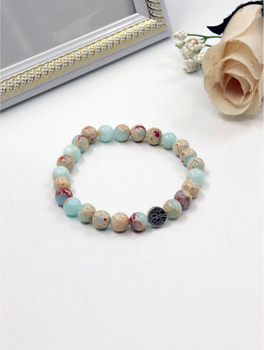 Larderite Blessing Bead Bracelet